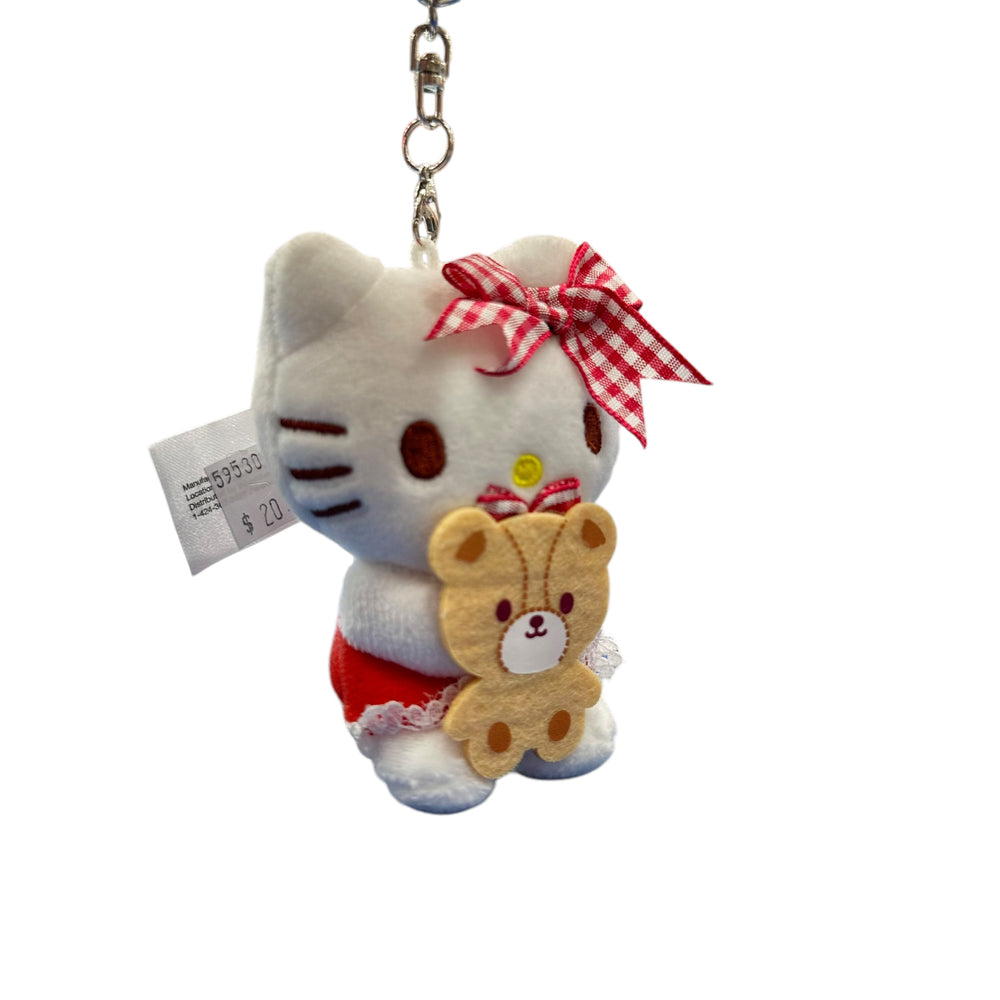 Hello Kitty "Red Bear" Mascot Key Clip