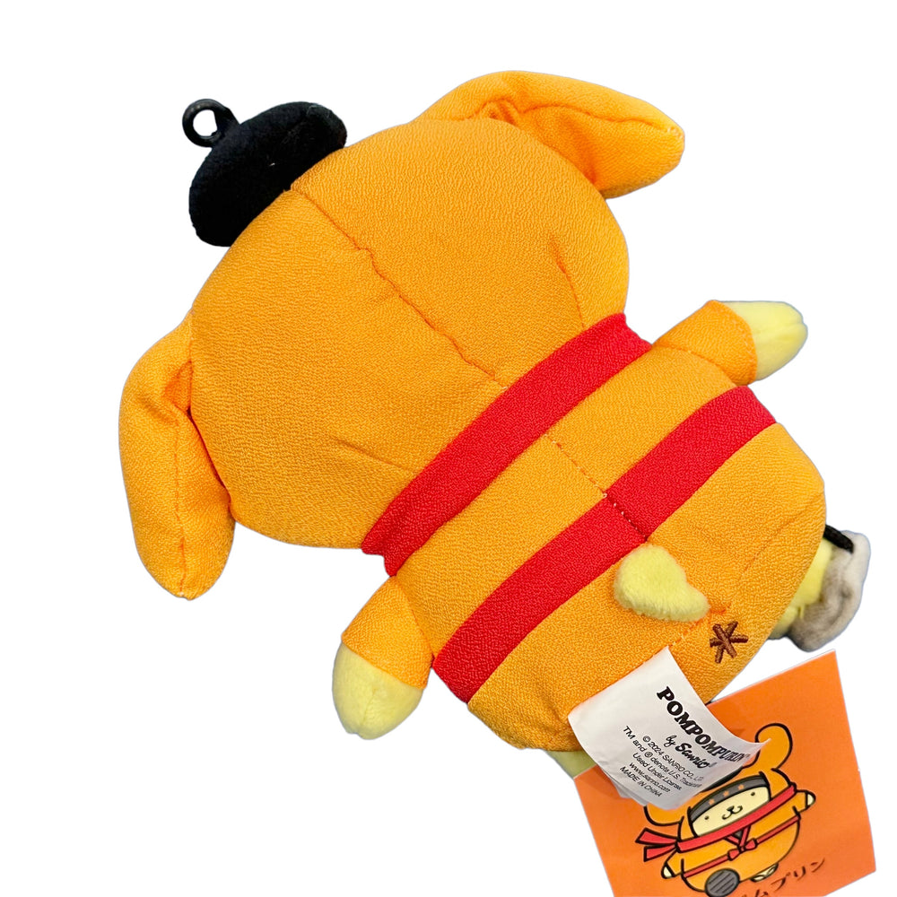 Pompompurin "Ninja" Mascot Clip On Plush