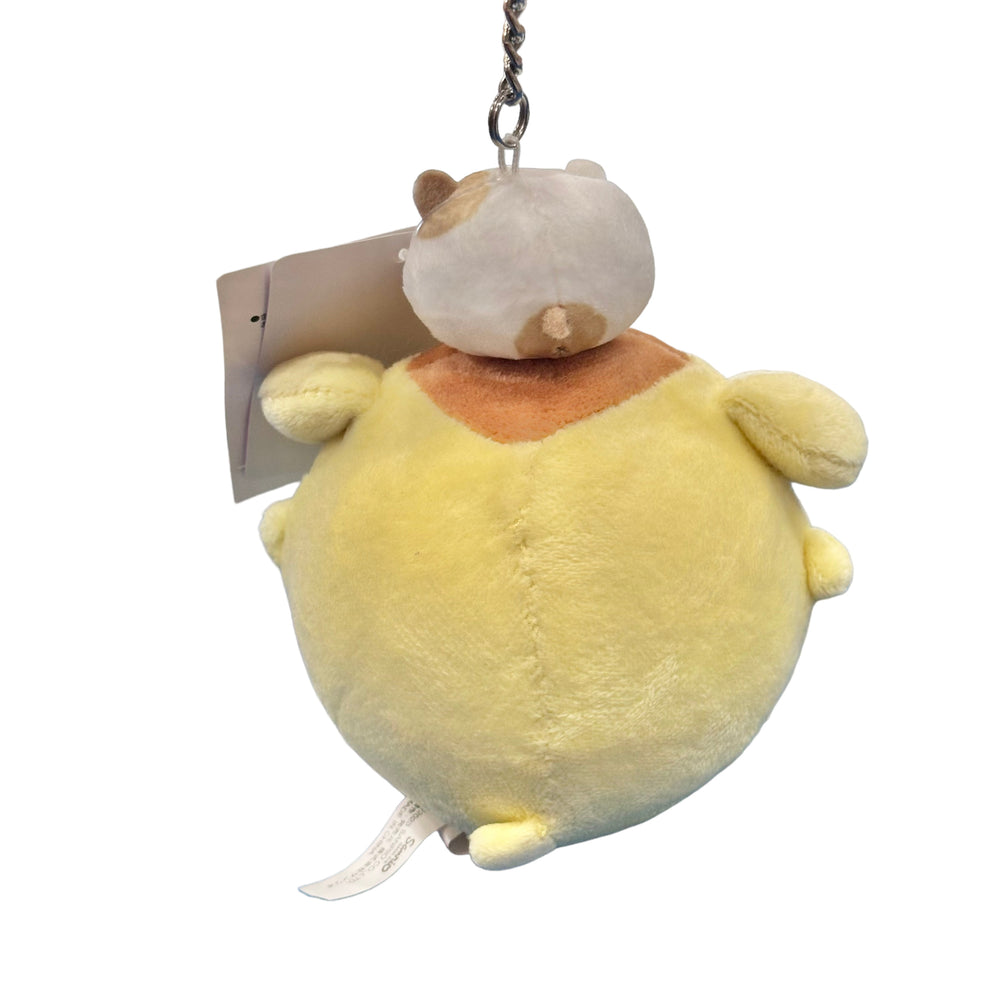 Pompompurin "Round" Keychain w/ Mascot