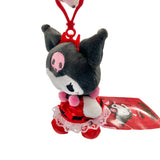 Kuromi "Strawberry" Mascot Clip On Plush