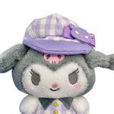 Kuromi "Gingham Casquette" Mascot Clip On Plush