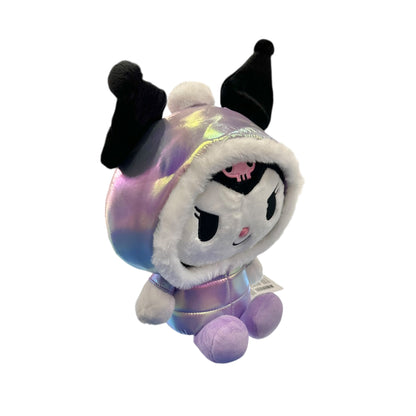 Kuromi "Shiny Hooded Puffer Jacket" 12in Plush