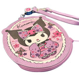 Kuromi "Kimono" Die-Card Cut Card Case w/ Key Reel