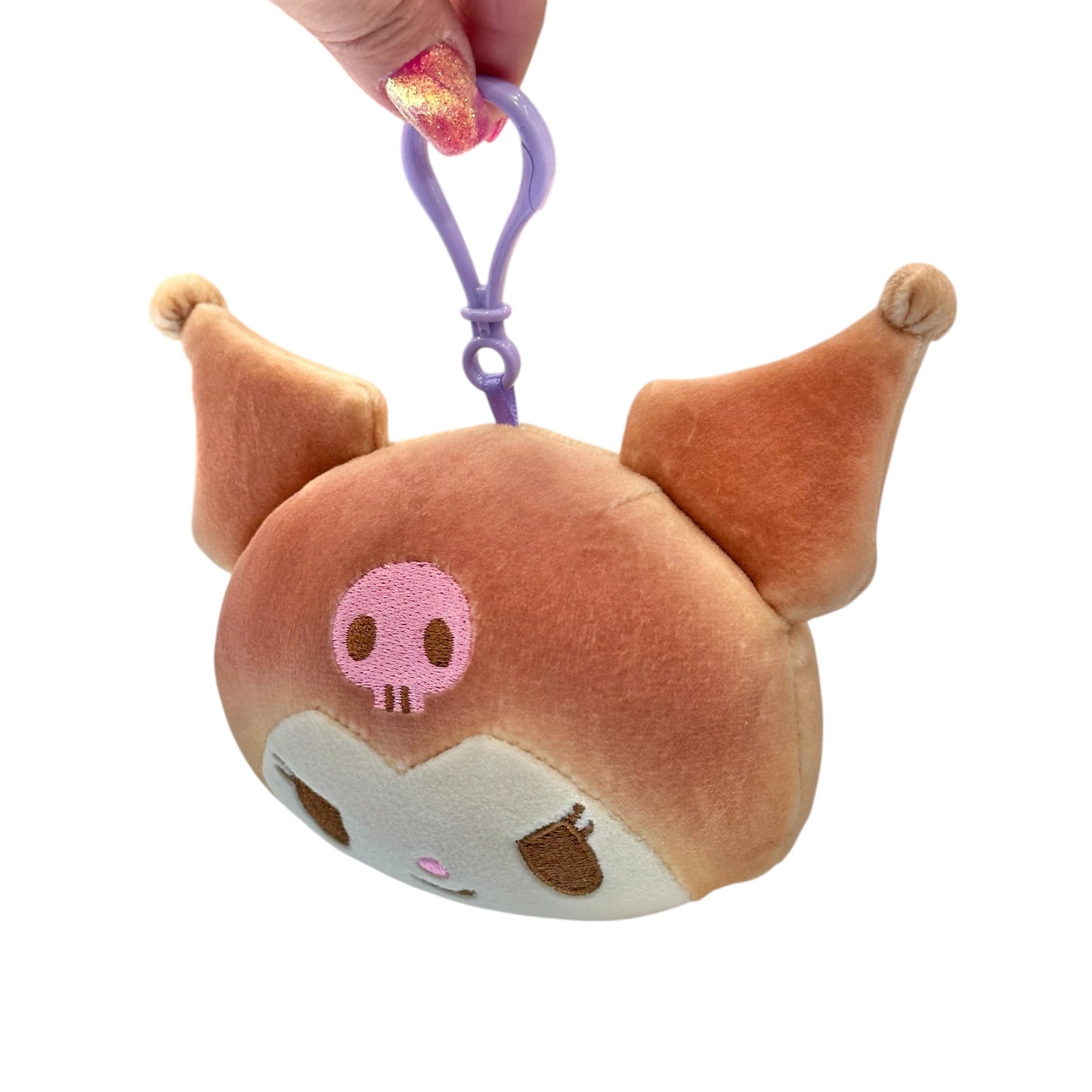 Kuromi "Bread Food" Mascot Clip On