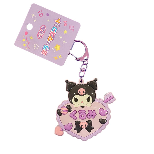 Kuromi "SC" Key Ring w/ Mirror