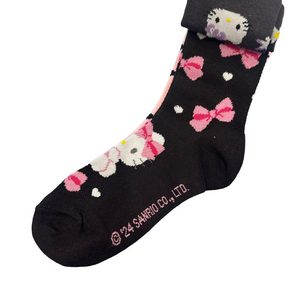 Hello Kitty "Flower" Kids 3 Pair Sneaker Socks (19-21)