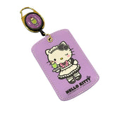 Hello Kitty "Maid" Japan Girl Card Case w/ Key Reel