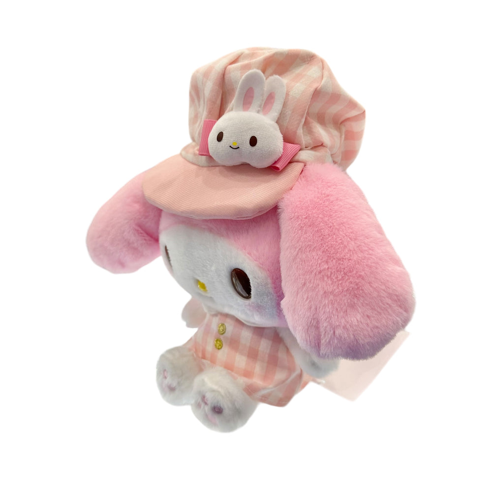 My Melody "Gingham Casquette" 8in Plush