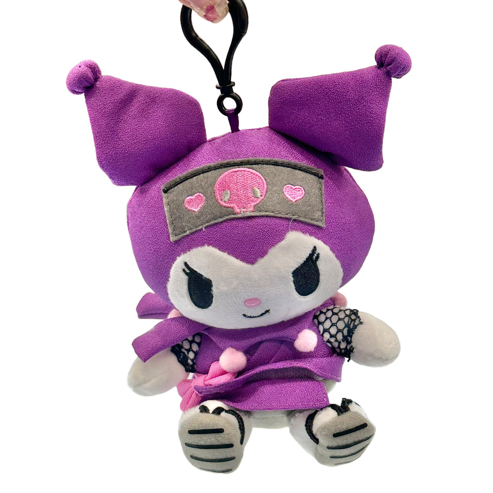 Kuromi "Ninja" Mascot Clip On Plush