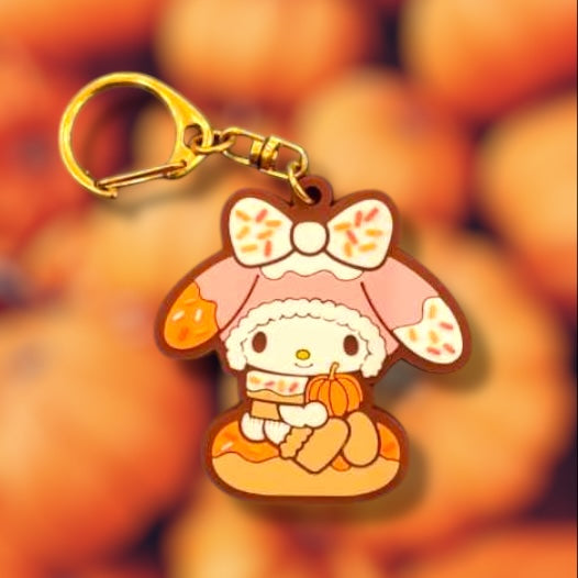 tokidoki x Hello Kitty & Friends "Pumpkin Spice" Blind Box Rubber Keychain