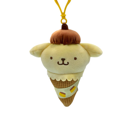 Pompompurin "Ice Cream Food" Mascot Clip On