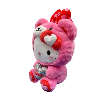 Hello Kitty "Heart Bear Pink" 15in Plush