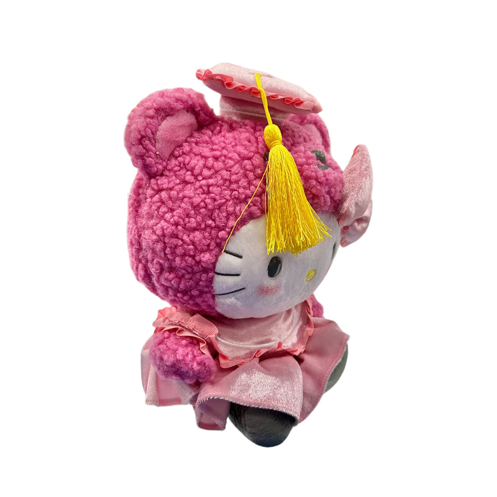 Hello Kitty "Pink Bear Graduation" 10in Plush