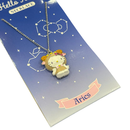 Hello Kitty "Aries" Zodiac Necklace