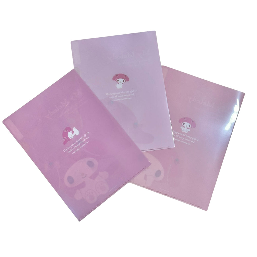 My Melody "School" Clear File