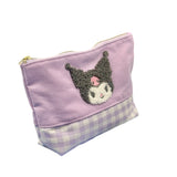 Kuromi "Chenille Gingham" Pouch