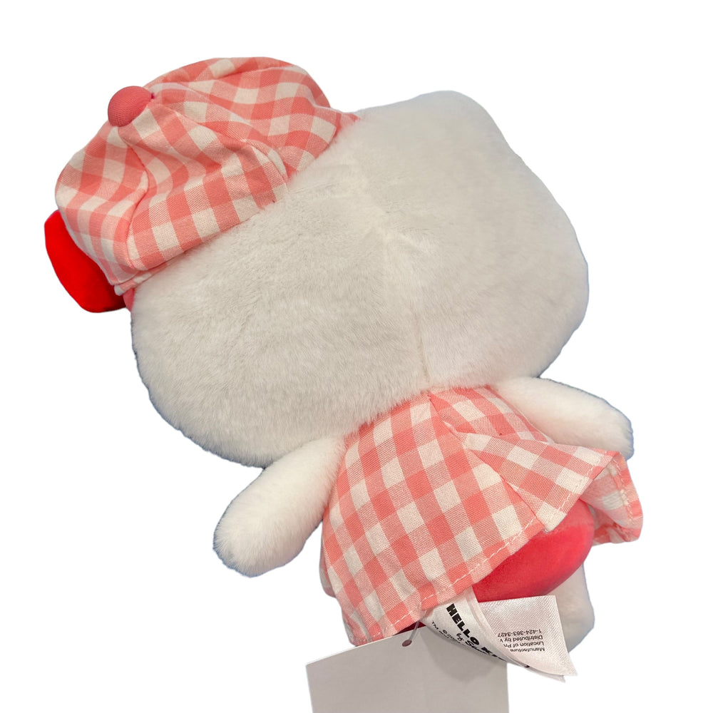 Hello Kitty "Gingham Casquette" 8in Plush