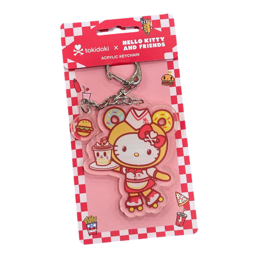 tokidoki x Hello Kitty & Friends "Fast Food" Acrylic Keychain