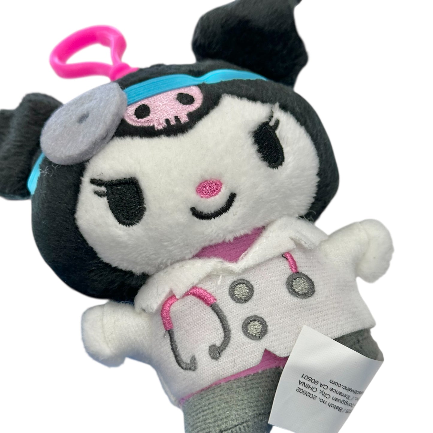 Kuromi "Doctor" Collectible Mascot Clip On