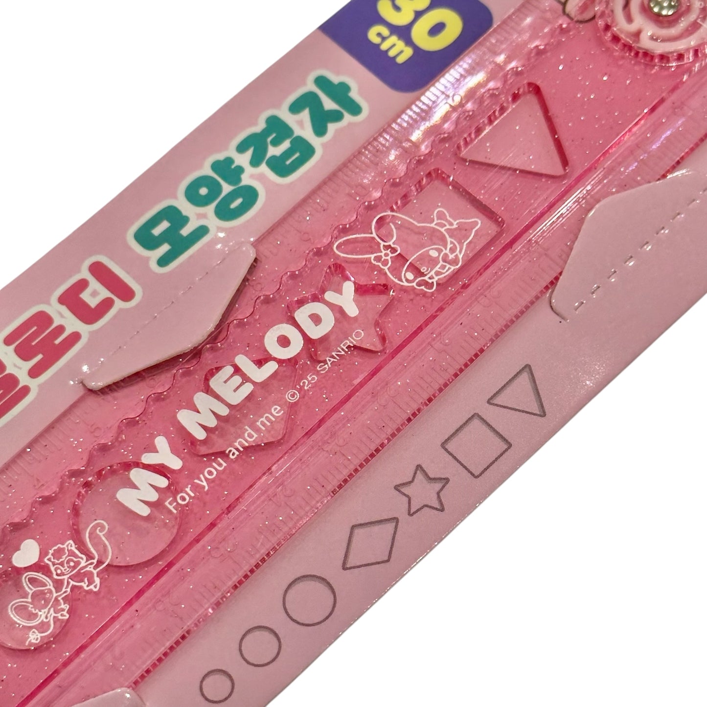 My Melody 30cm Shaped Ruler