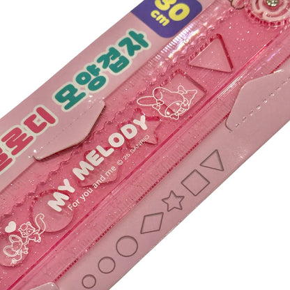 My Melody 30cm Shaped Ruler