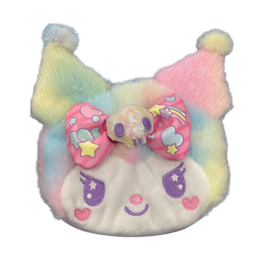 Kuromi "Sweet Pastel" Plush Face Pocket