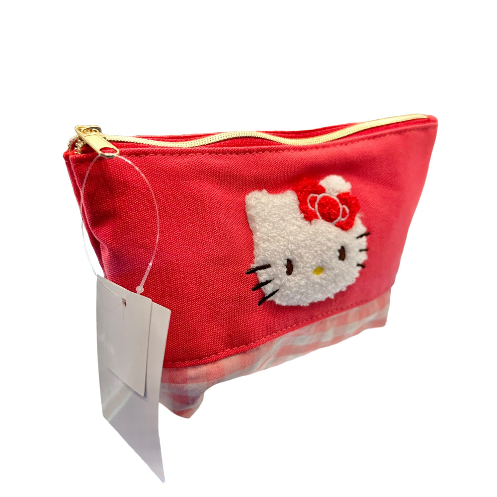 Hello Kitty "Chenille Gingham" Pouch