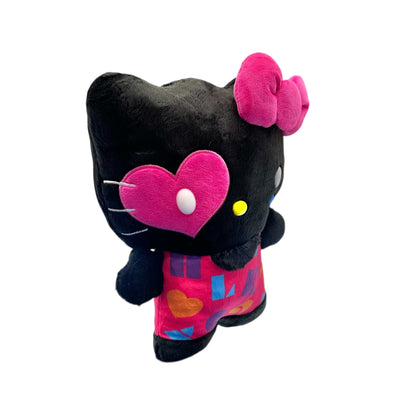 Hello Kitty "Black & Pink" Flat 10in Plush