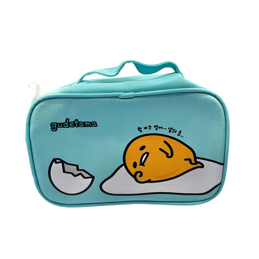 Gudetama Pencil Pouch w/ Handle (Teal)