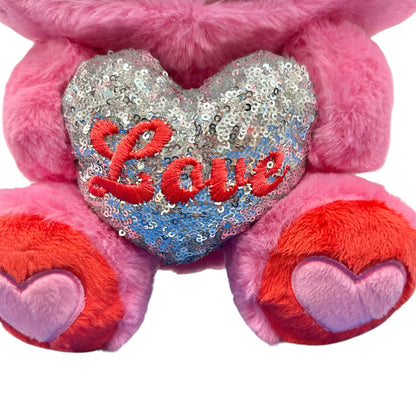 Hello Kitty "Heart Bear Pink" 15in Plush