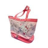 Hello Kitty Vinyl Tote Bag w/ Pocket