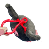 Kuromi "Strawberry" Mascot Clip On Plush