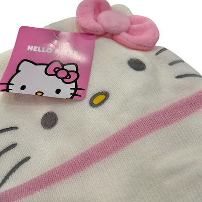 Hello Kitty "Plush Bow Cuff" Hat & Glove Set