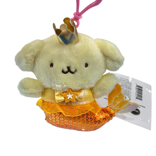 Pompompurin "Spangle Mermaid" Mascot Clip On
