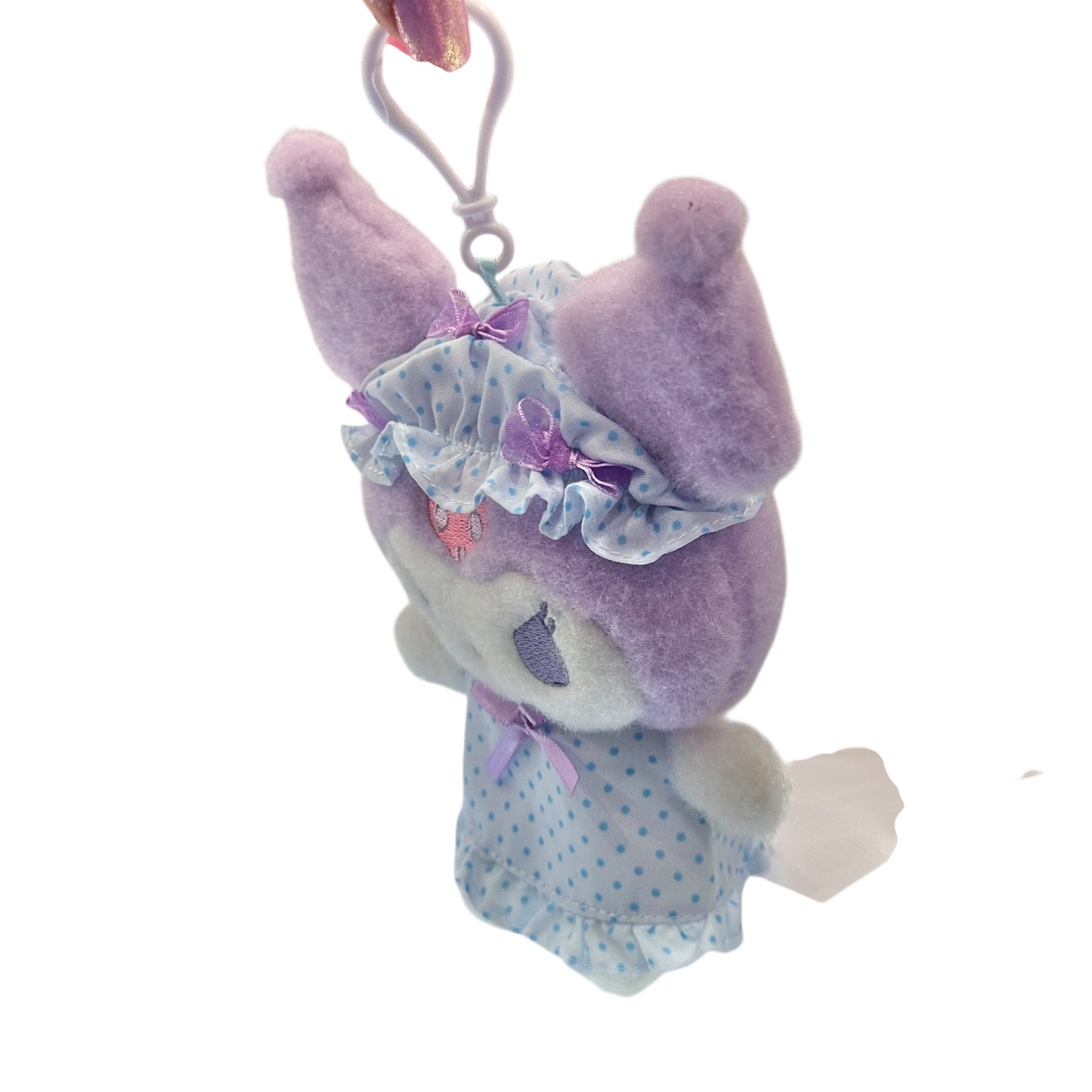Kuromi "Nightcap w/ Ribbon" Mascot Clip On