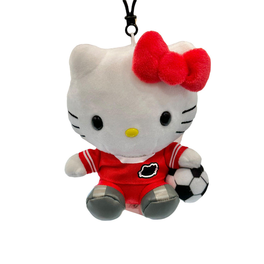 Hello Kitty "Soccer Club Activities" Mascot Clip On