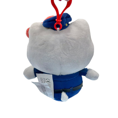 Hello Kitty "Policeman Occupation" Mascot Clip On