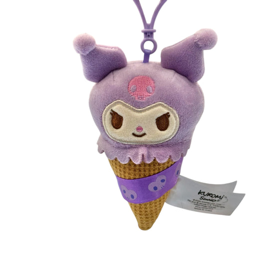 Kuromi "Ice Cream Food" Mascot Clip On