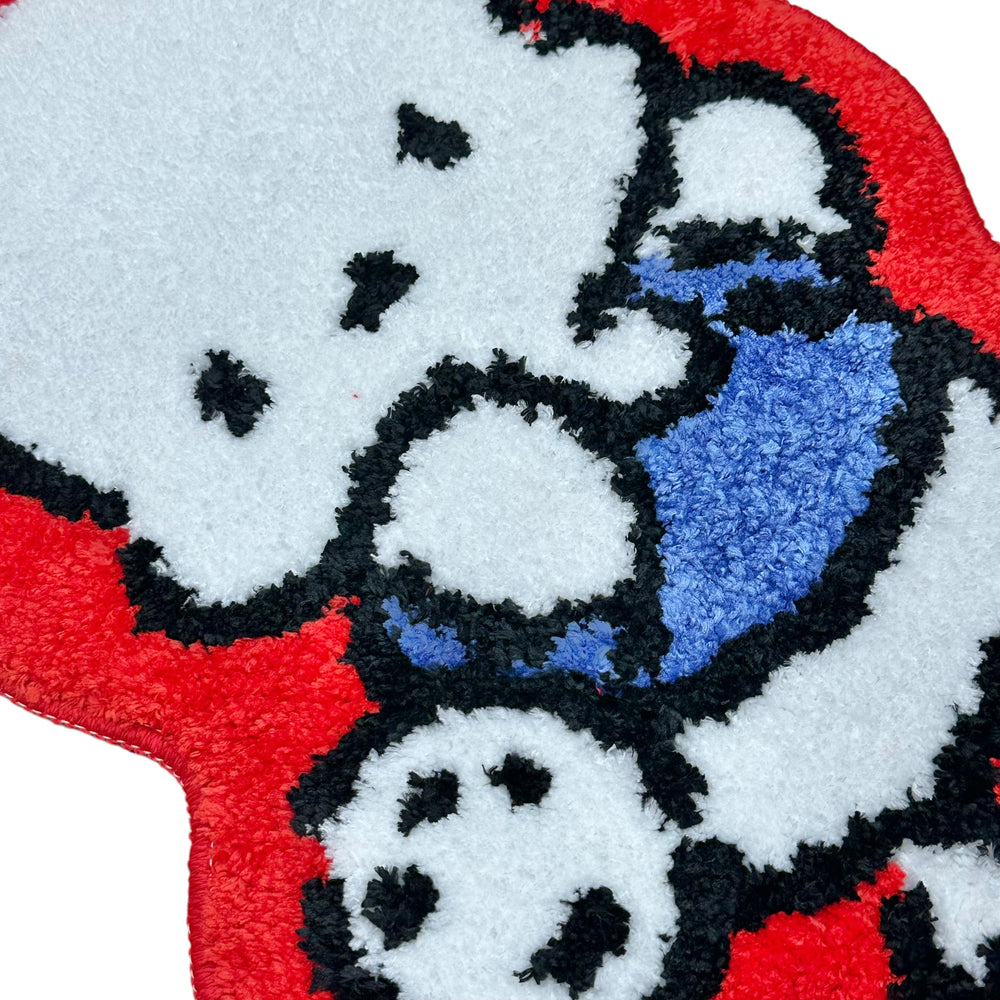 Pochacco "Pattern" Die-Cut Rug