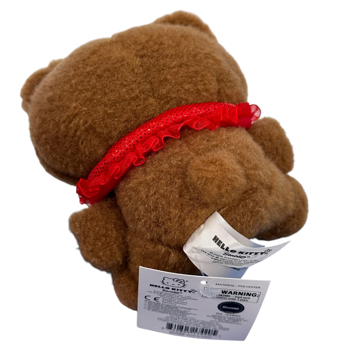 Hello Kitty 6in "Brown Bear" Plushie Pops Plush