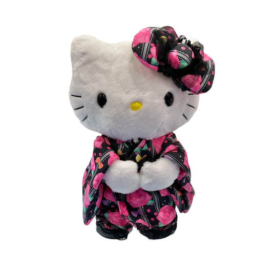 Hello Kitty Standing "Black Kimono" 10in Plush