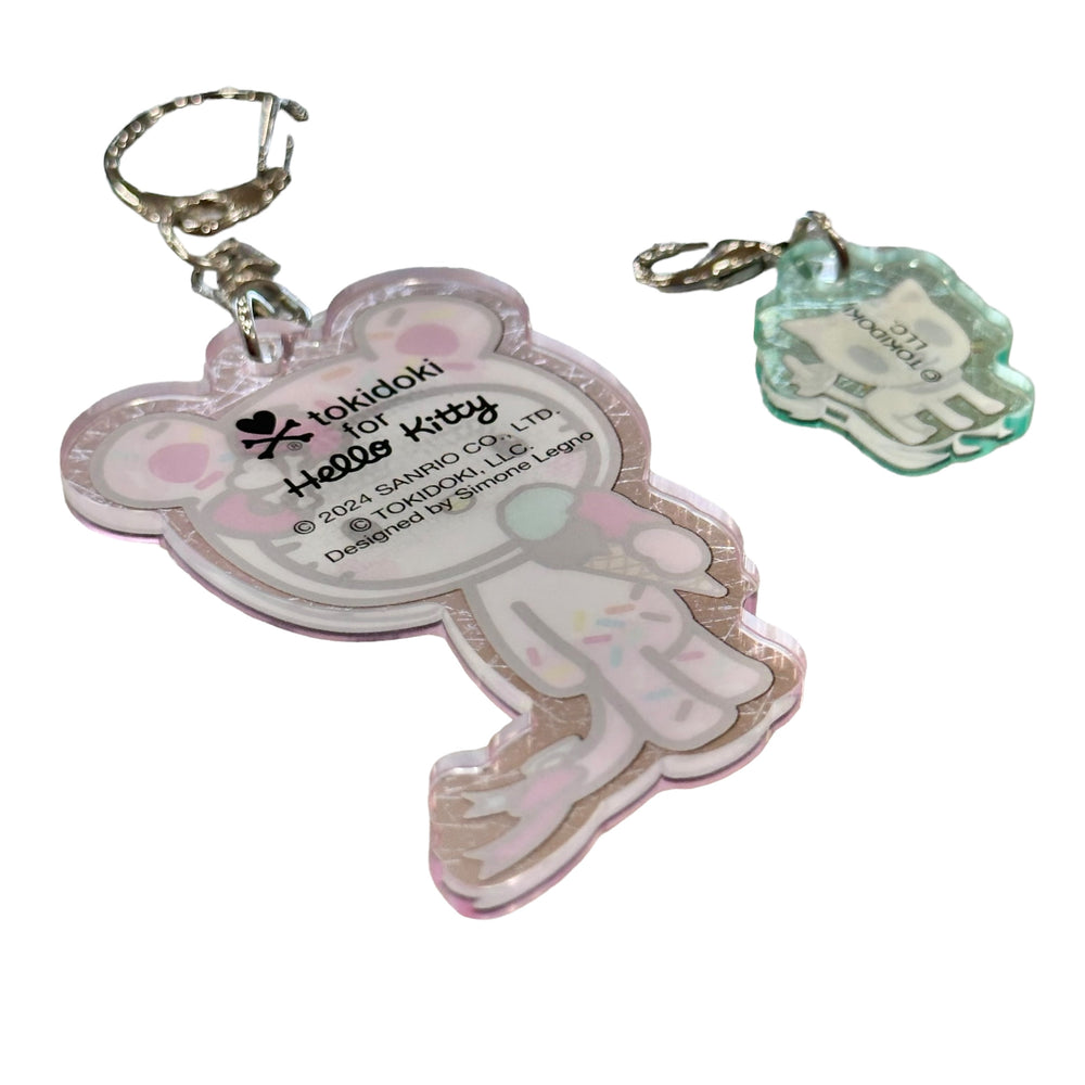 tokidoki x Hello Kitty "Carnival" Acrylic Key Ring & Zipper Pull Set