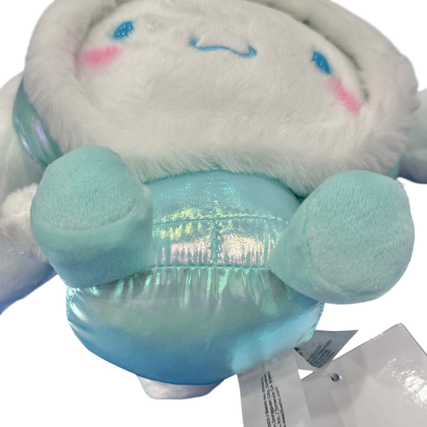 Cinnamoroll "Shiny Hooded Puffer Jacket" 8in Plush