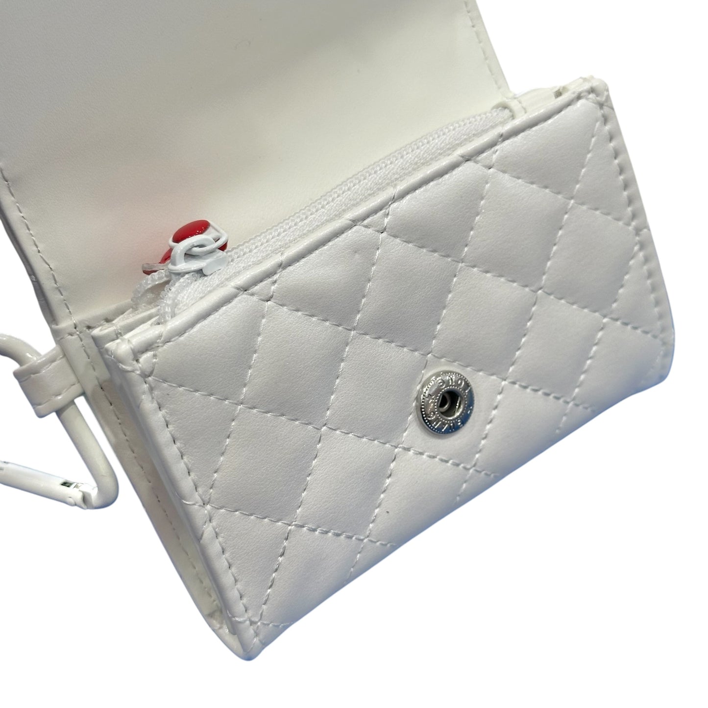 Hello Kitty " White Quilt" Coin Purse