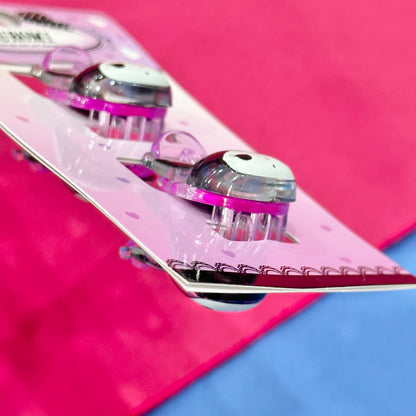 Kuromi "Clear" Hair Clip Set