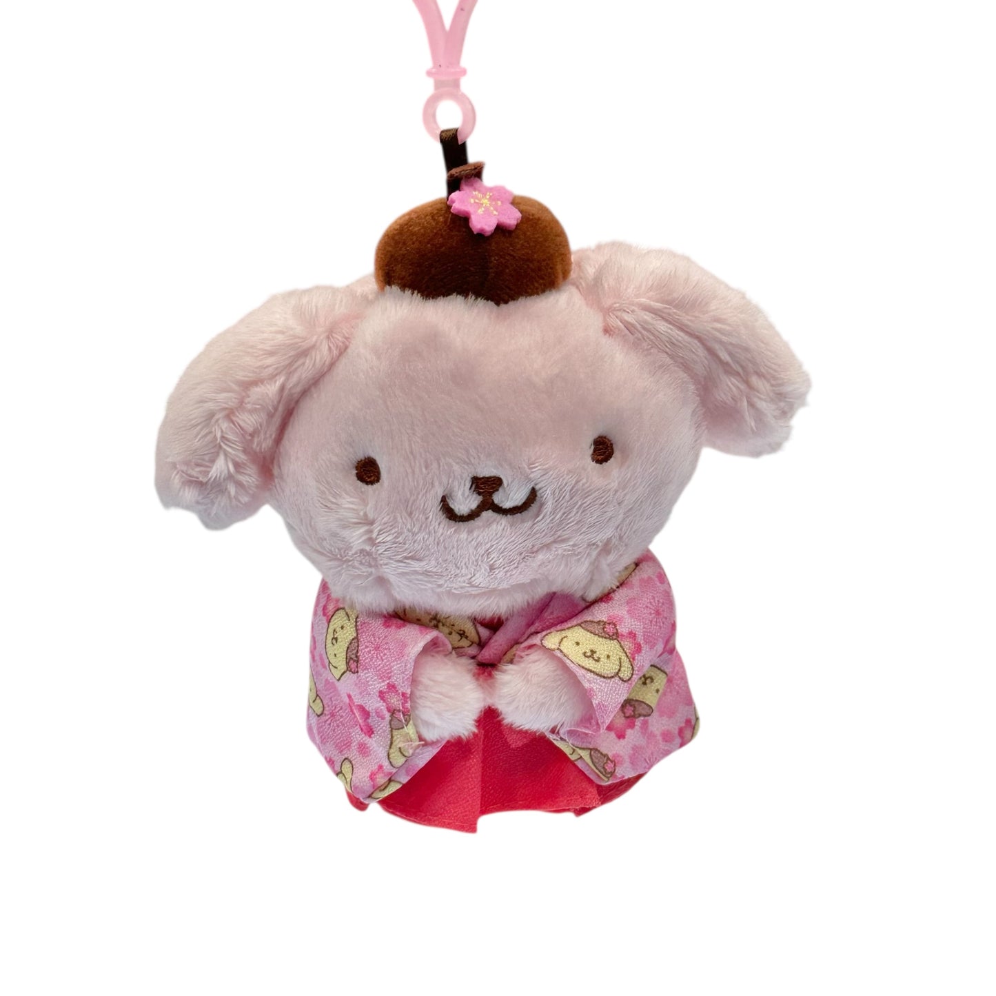 Pompompurin "Sakura Kimono" Mascot Clip On