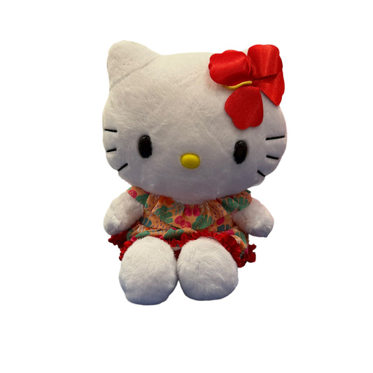 Hello Kitty "White Hibiscus" 8in Plush