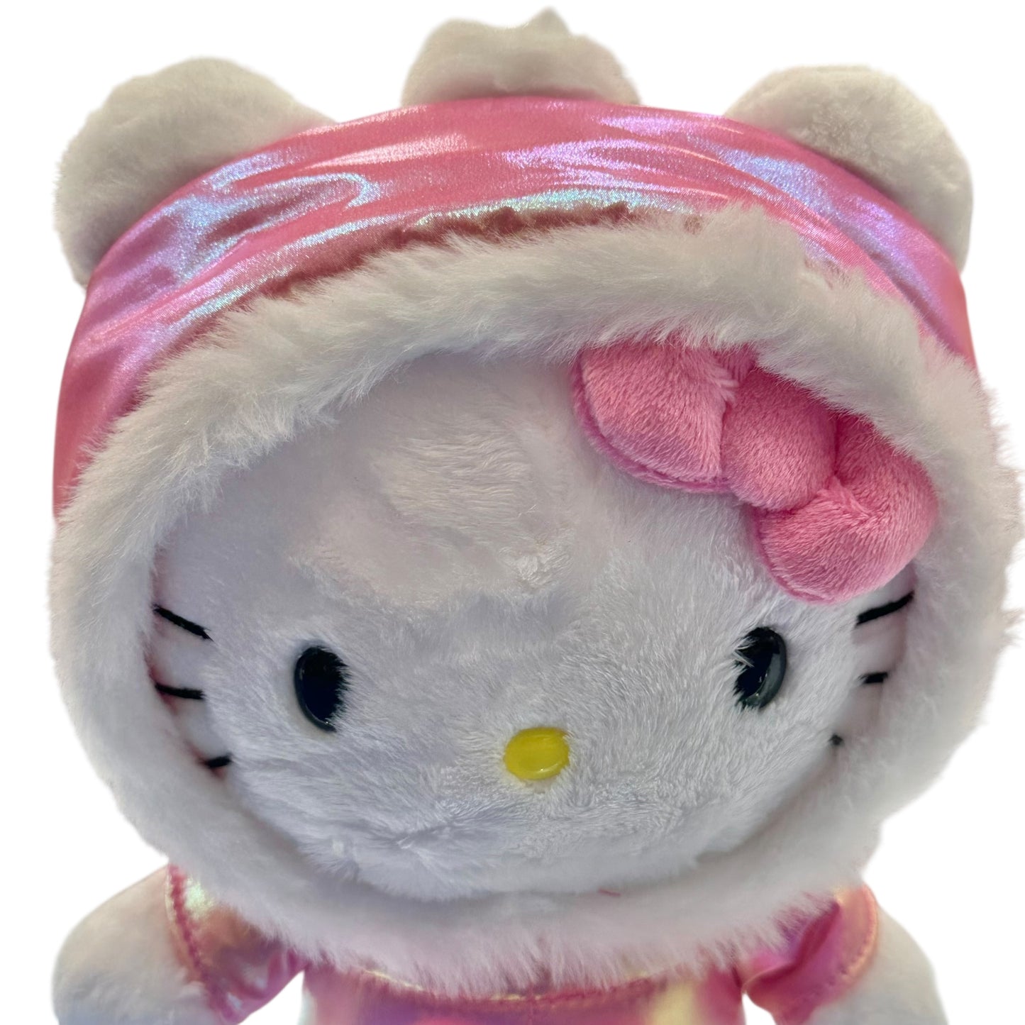 Hello Kitty "Shiny Hooded Puffer Jacket" 8in Plush