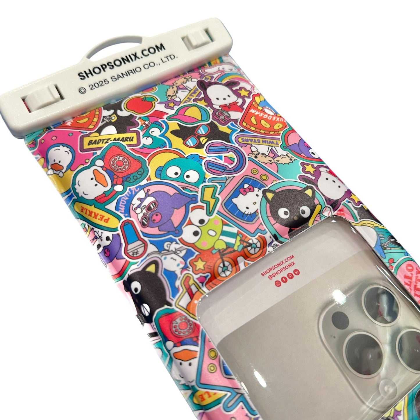 Sonix x Hello Kitty & Friends "Stickers" Waterproof Phone Pouch