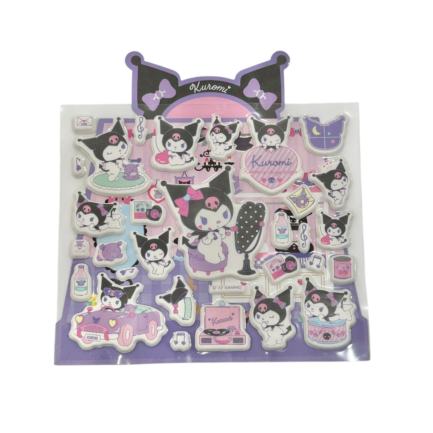 Kuromi Mini Soft Stickers
